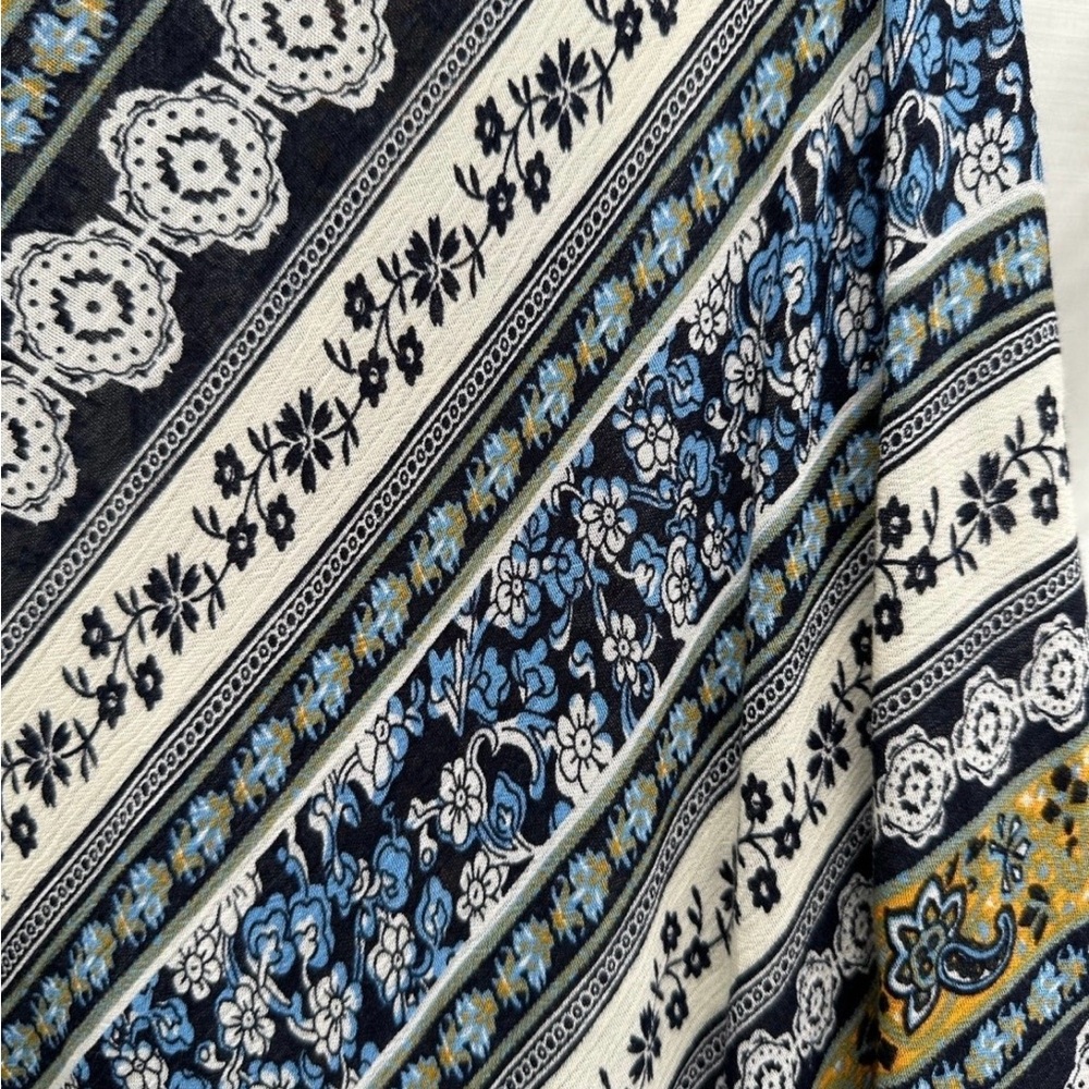 Boho Umgee Kimono Cover Up With Fringe M/L - Picture 3 of 7